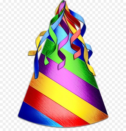 Праздничный колпак раскраска