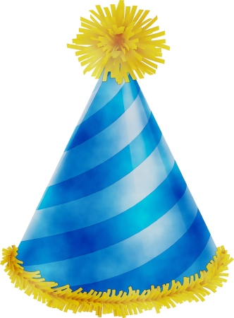 Праздничный колпак с днем рождения