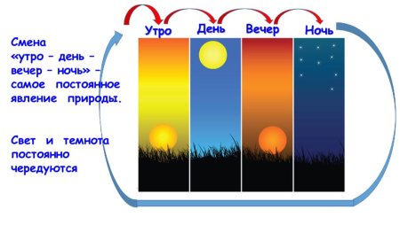 Утро, день, вечер, ночь
