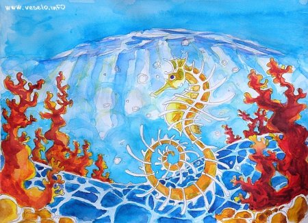 Композиция подводный мир