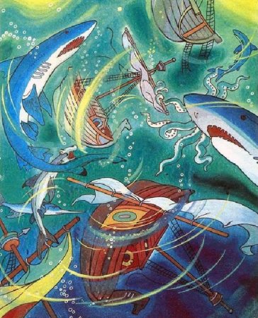 Иллюстрация к былине Садко