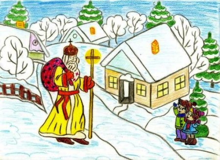 Рисунок ко Дню Святого Николая
