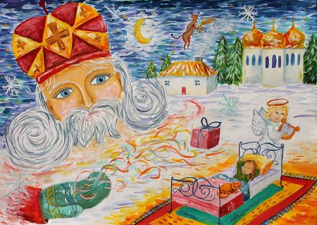 Детские рисунки Святого Николая