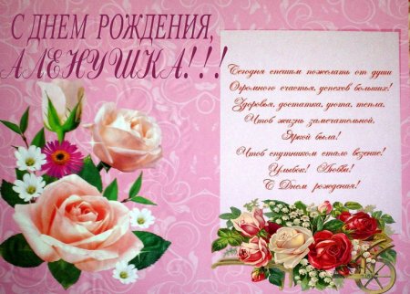 Поздравления с днём рождения Алёне