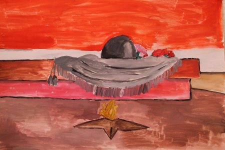 Рисование неизвестный солдат