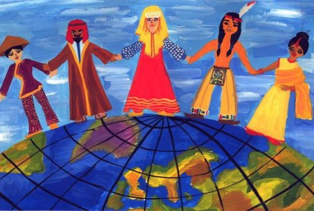 Рисунок на тему мир