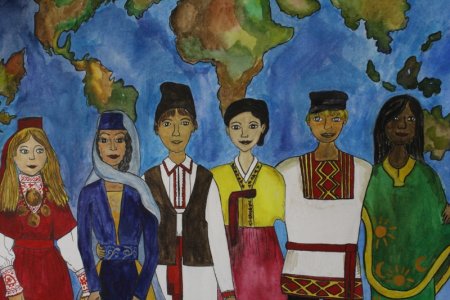 Рисунок на тему Дружба