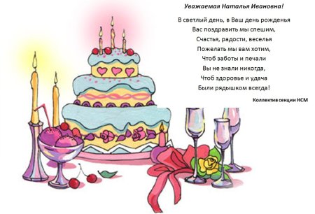 Рисунки в честь дня рождения