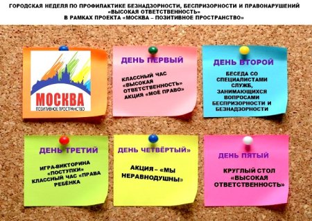Неделя профилактики беспризорности и правонарушений