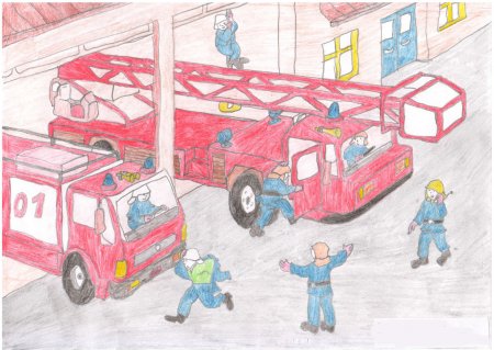 Иллюстрация спасатель для детей