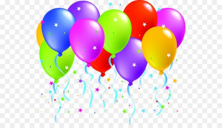 Рисунок шарики воздушные с днем рождения (49 фото)