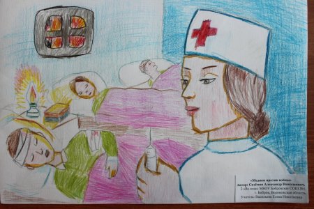 Рисунки детей ко Дню медработника