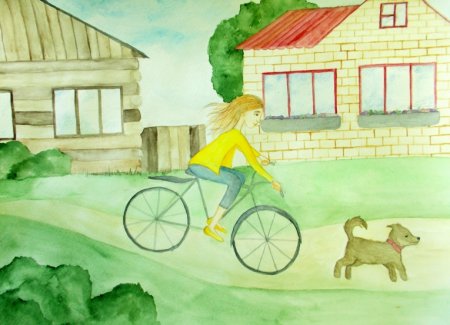 Прогулка по улице рисунок