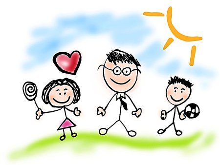 Мама папа я счастливая семья