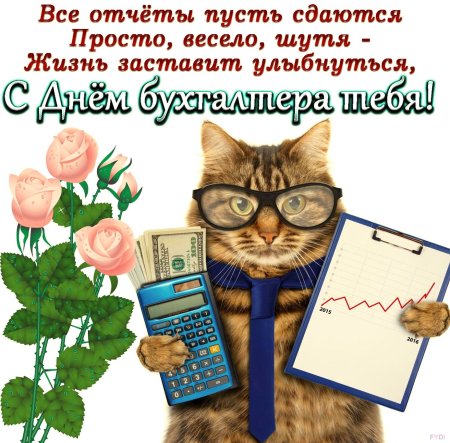 С днём бухгалтера открытки