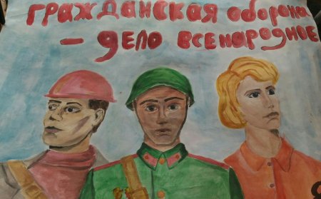 День гражданской обороны плакат
