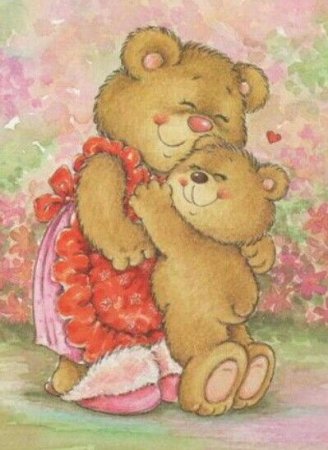 Мишка с мамой