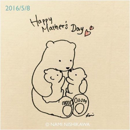 Милый рисунок для мамы