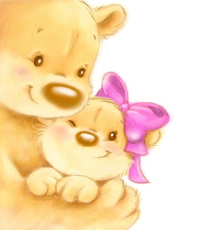 Мишка с мамой