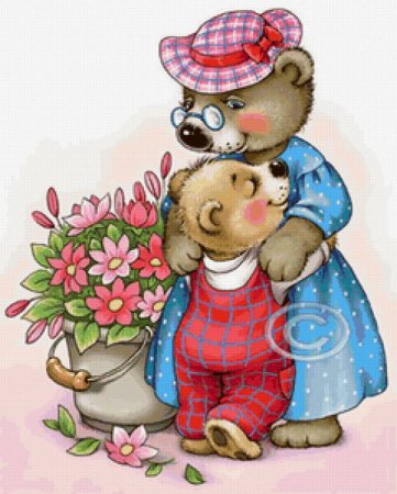 Открытки мишки маме