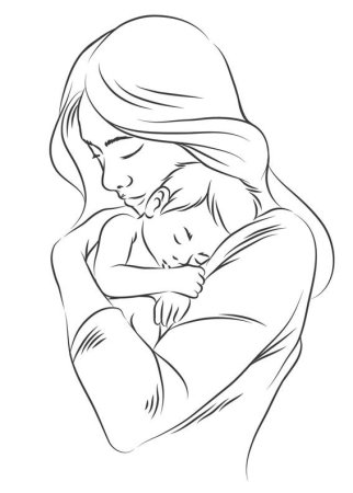 Рисунок ко Дню матери