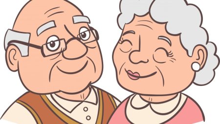 Рисунок бубушки и дедушки