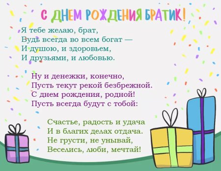 Открытки с днём рождения брату