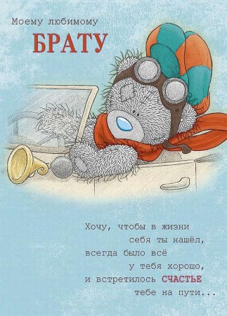 Смешные поздравления с днём рождения брату