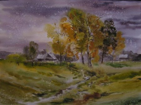 Осенние акварели Игоря Хайкова