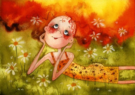 Весеннее настроение рисунок