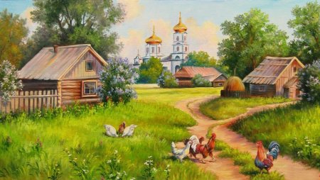 Деревенский пейзаж uefim