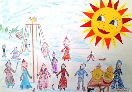 Народные праздники рисунки