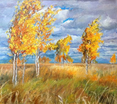 Картины осенний пейзаж Алексея Лепишина