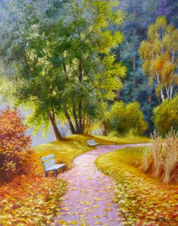 Художник пейзажист е Самарская