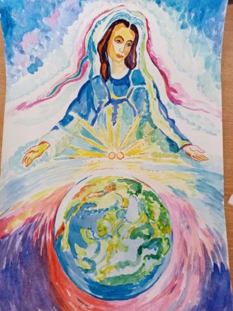 Мать-земля иллюстрация вектор