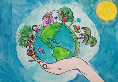 Плакат на тему день земли