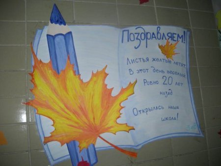 С днём рождения школа рисунок