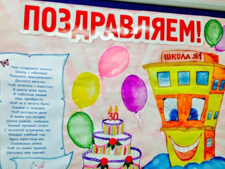 С днем рождения школа