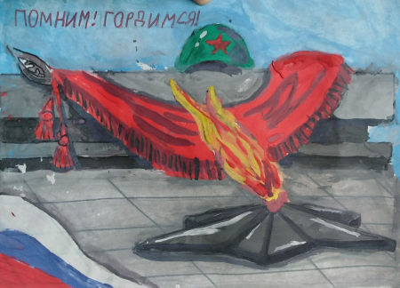 Рисование неизвестный солдат