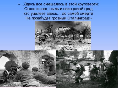 Сталинград 200 дней Мужества и стойкости урок Мужества
