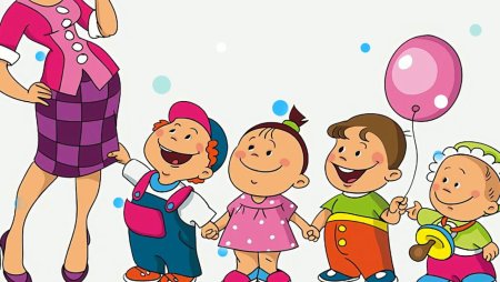 Воспитатель мультяшный