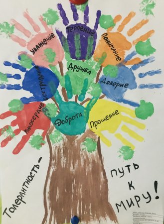 Плакат на тему толерантность