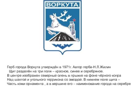 Воркута герб города