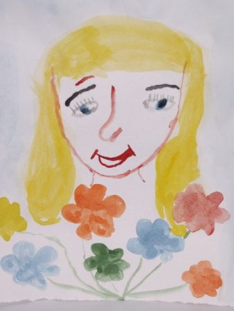 Рисунок ко Дню матери