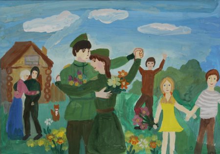 Дошкольники рисуют войну