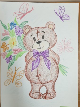 Рисунок маме на др