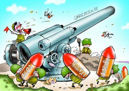Артиллерийские карикатуры