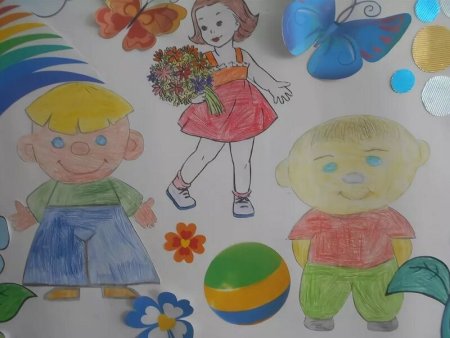Рисование день защиты детей