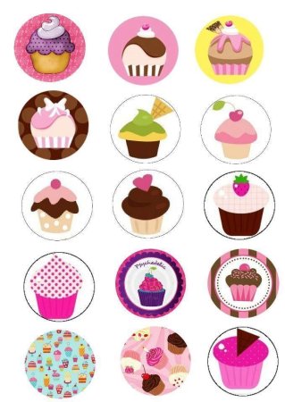 Печать изображений для капкейков