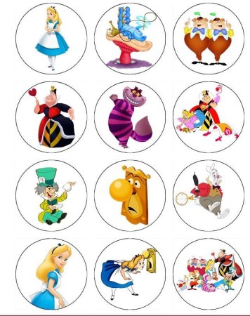 Топеры Алиса в стране чудес